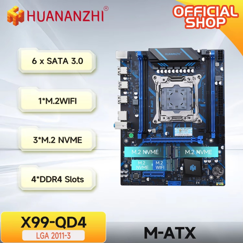 HUANANZHI X99 QD4 LGA 2011-3 X – E5 2696 V3 Bewertung und Preis
